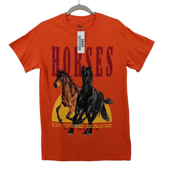 The Thread Shop Urban Outfitters Horses in the Back Lil Nas X TShirt Mens Small - Picture 1 of 8